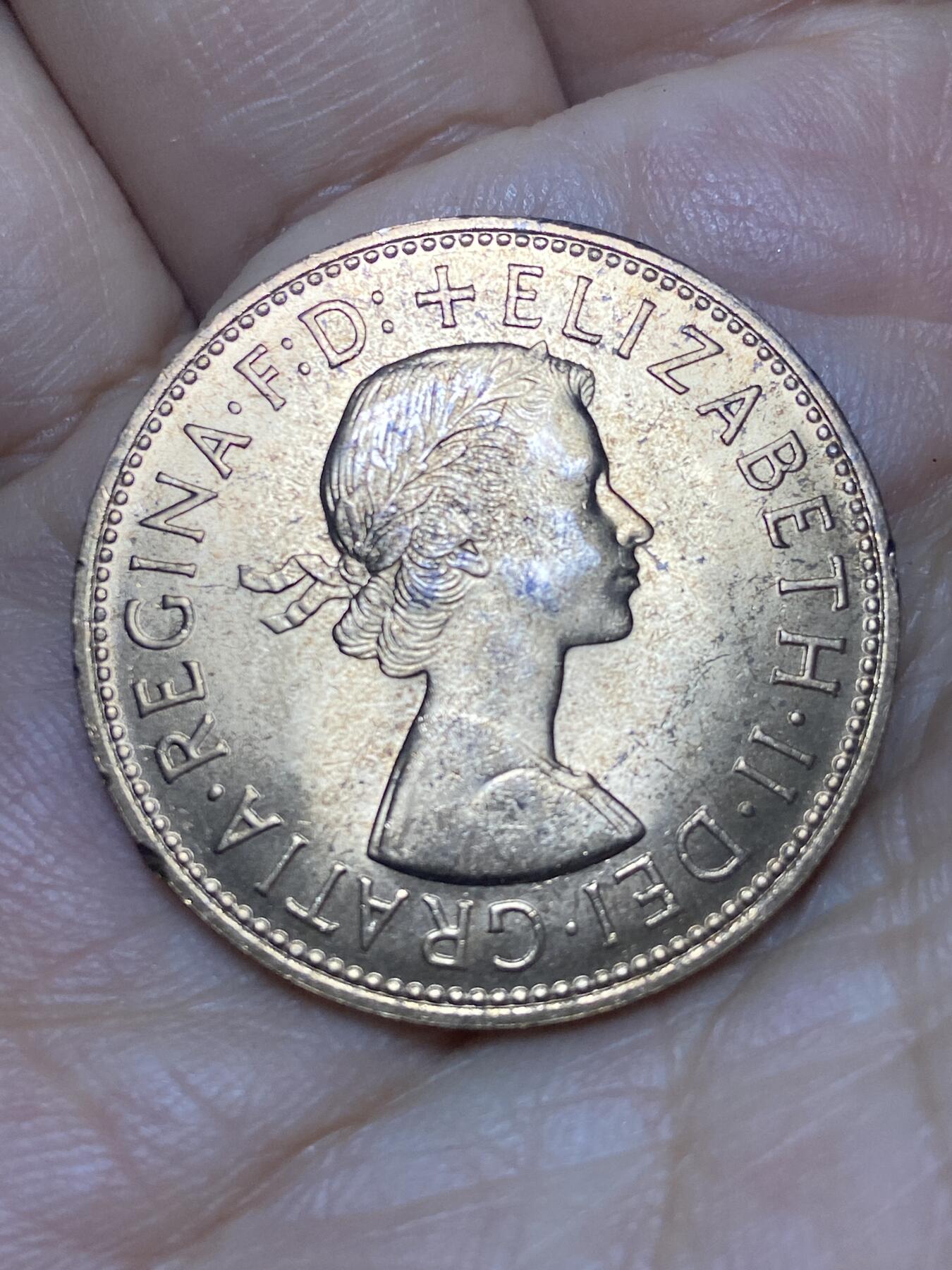 2026年第八场(总第一百七十七场）外国好品散币场(免佣金) 英国🇬🇧1967年1便士(伊丽莎白二世青年桂冠第二版，普制币关门年)