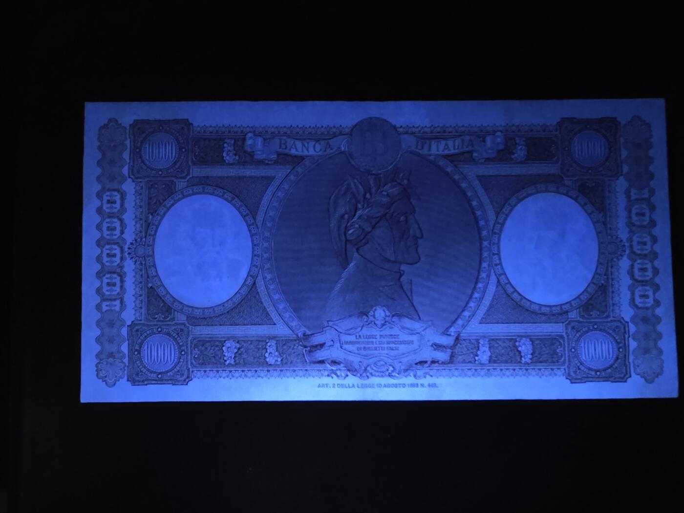 叁拾收藏第34期 意大利1959年10000里拉  AU