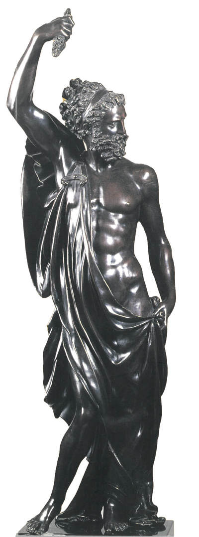 上海拍卖行2025年秋季古董珍玩拍卖会 - 铜雕塑作品《主神》