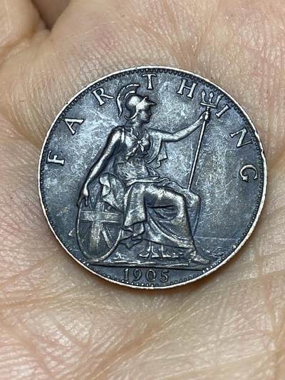 2026年第八场(总第一百七十七场）外国好品散币场(免佣金) - 深打好品–英国🇬🇧1905年1法新(爱德华七世时期)