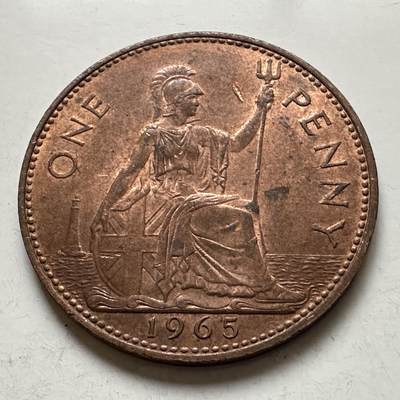 🌹外币初藏🌹🐯2026年第8场  每周二四六晚8️⃣点 接代拍 - 英国1965年一便士