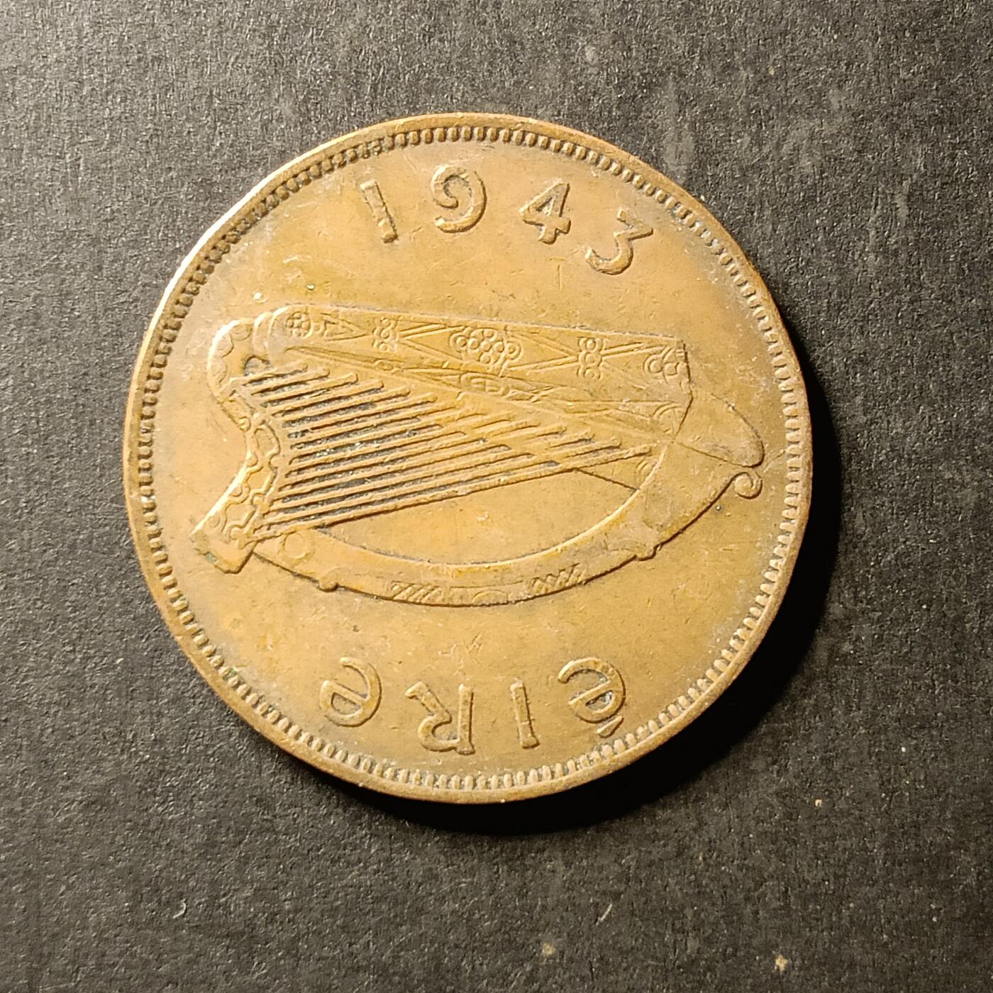 逸泉钱币2026A第世界钱币纪念币专场A第三场A401-701 447 爱尔兰母鸡一便士铜币