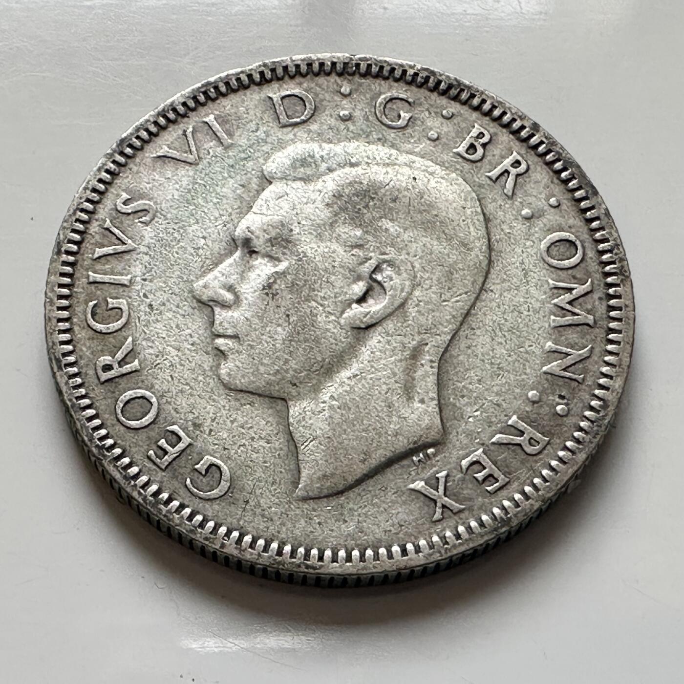 🌹外币初藏🌹🐯2026年第8场  每周二四六晚8️⃣点 接代拍 英国1937年1先令银币 5.65克50%银 b