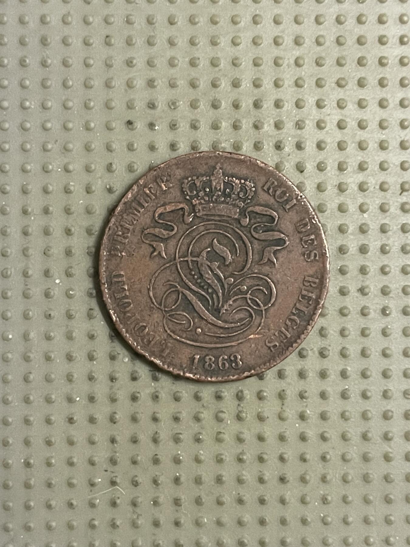 2026年第12场各国散币拍卖（总第162场）16.17两天外出，18号可以发货 比利时1863年2分