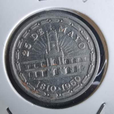 沼泽如烟--第961场 - 阿根廷1960年1比索纪念币