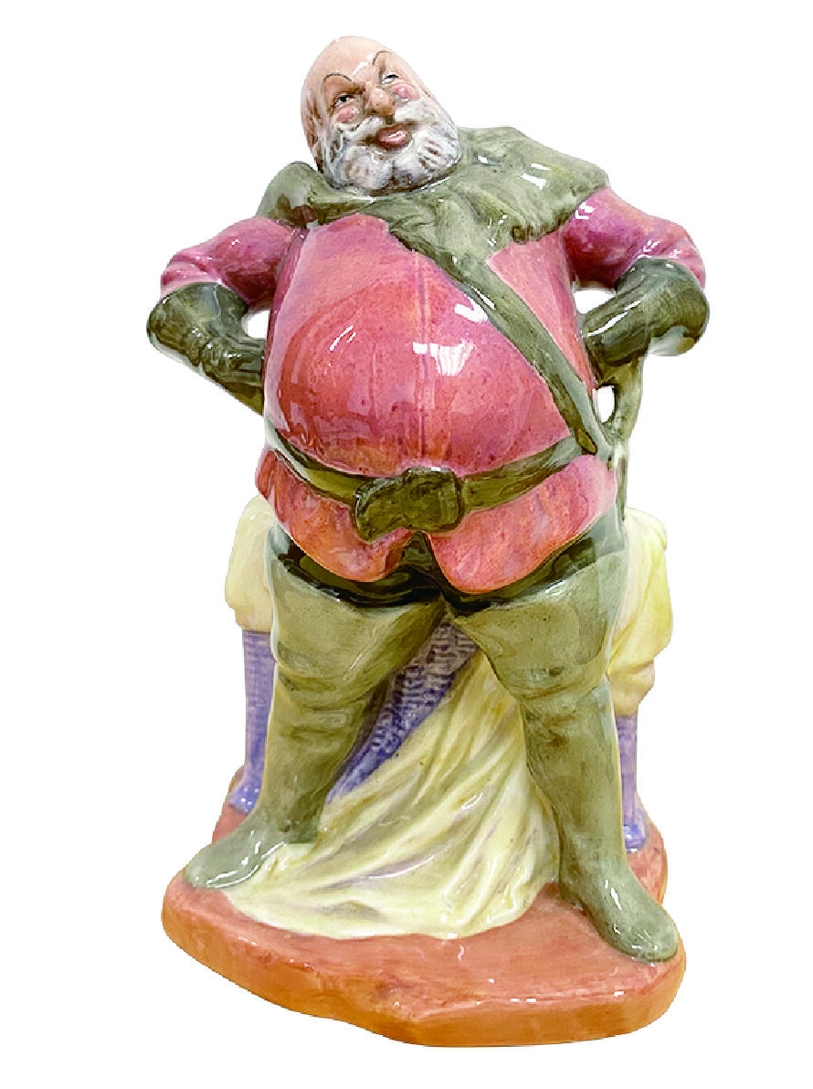 上海拍卖行2025年秋季古董珍玩拍卖会 英国Royal Doulton FALSFALL人物瓷偶摆件