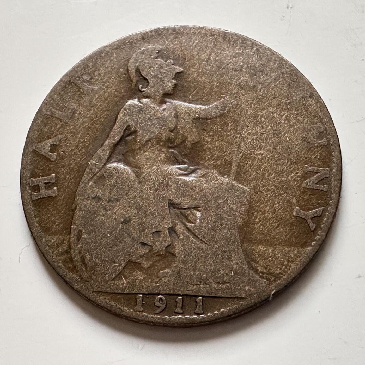 🌹外币初藏🌹🐯2026年第8场  每周二四六晚8️⃣点 接代拍 英国1911年半便士