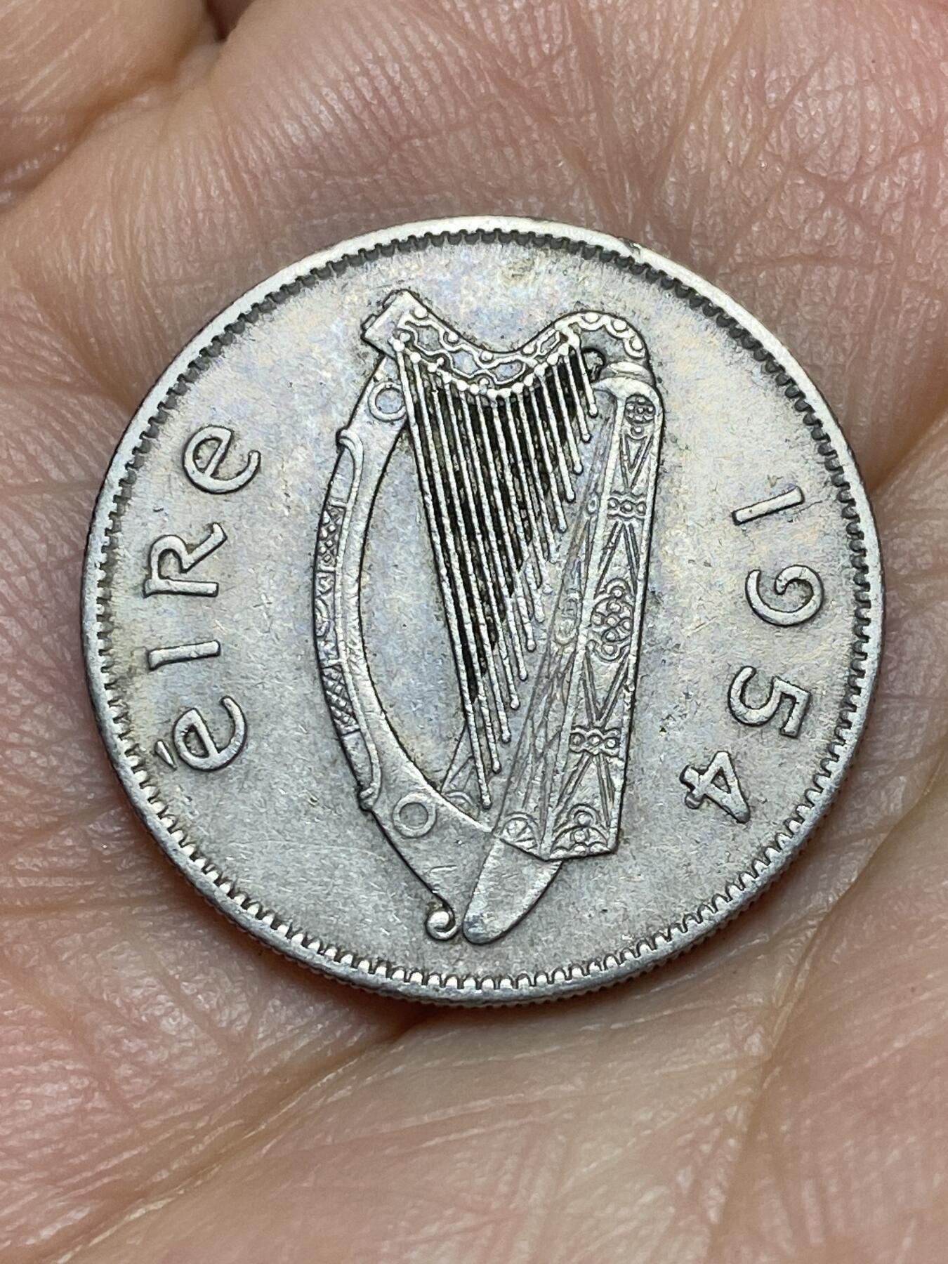 2026年第八场(总第一百七十七场）外国好品散币场(免佣金) 爱尔兰🇮🇪1954年1先令(共和国时期第一套第二版)