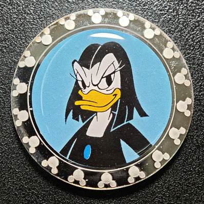 【德藏】世界币章拍卖第162期（拍品征集中~欢迎藏友联系） - 现代 德国斯图加特造币厂迪士尼变装唐老鸭纪念银章 直径约：40mm；重约：29g