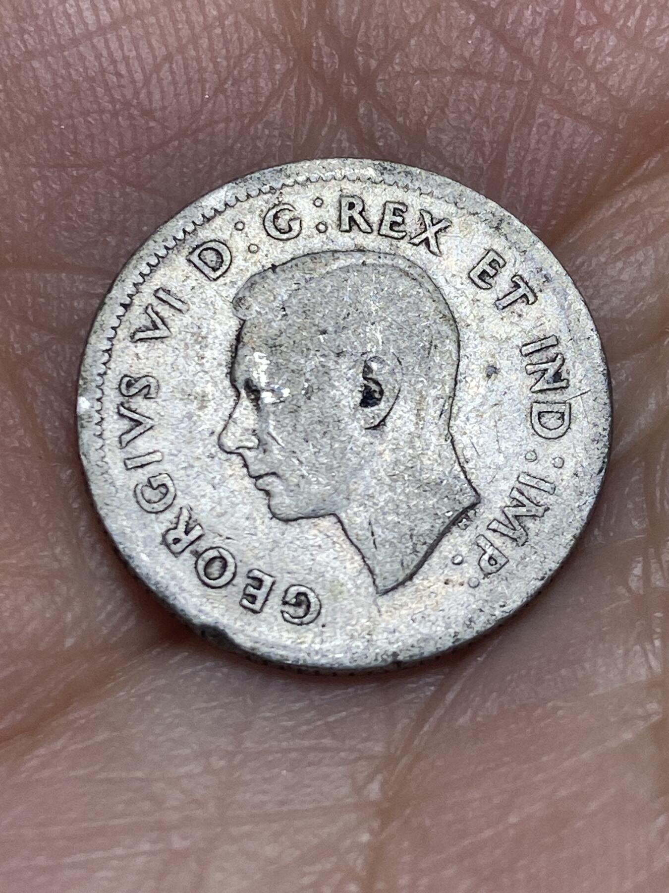 2026年第八场(总第一百七十七场）外国好品散币场(免佣金) 加拿大🇨🇦1940年10分银币(乔治六世第一版，800高银)