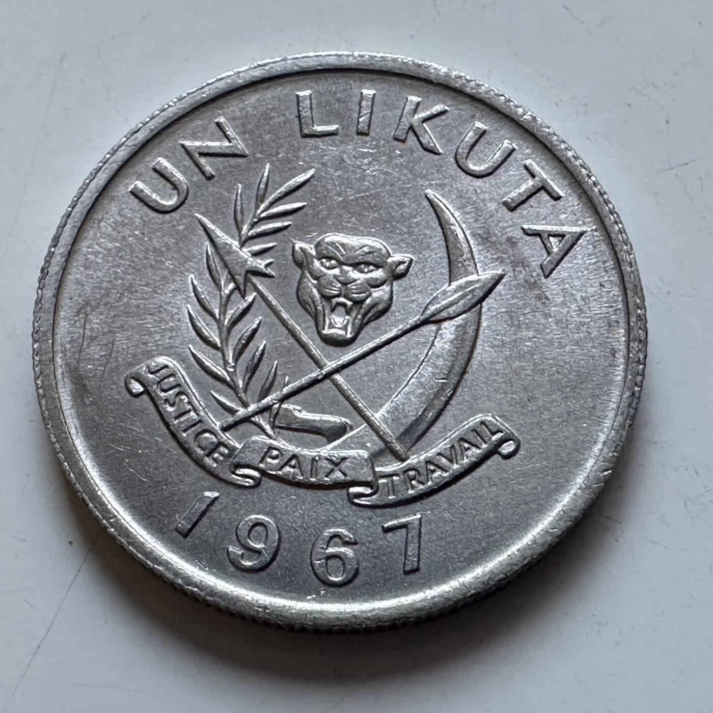 🌹外币初藏🌹🐯2026年第8场  每周二四六晚8️⃣点 接代拍 刚果1967年1K