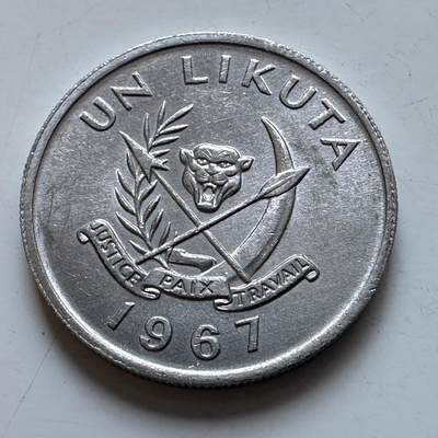 🌹外币初藏🌹🐯2026年第8场  每周二四六晚8️⃣点 接代拍 - 刚果1967年1K