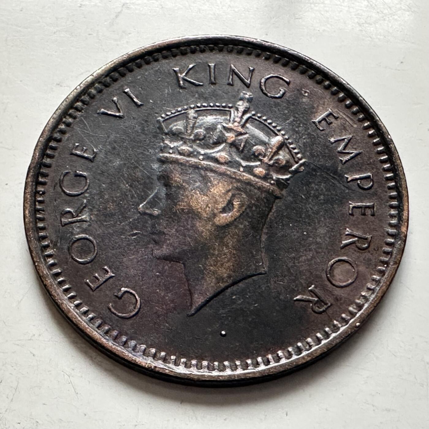 🌹外币初藏🌹🐯2026年第8场  每周二四六晚8️⃣点 接代拍 英属印度1939年1/2派沙