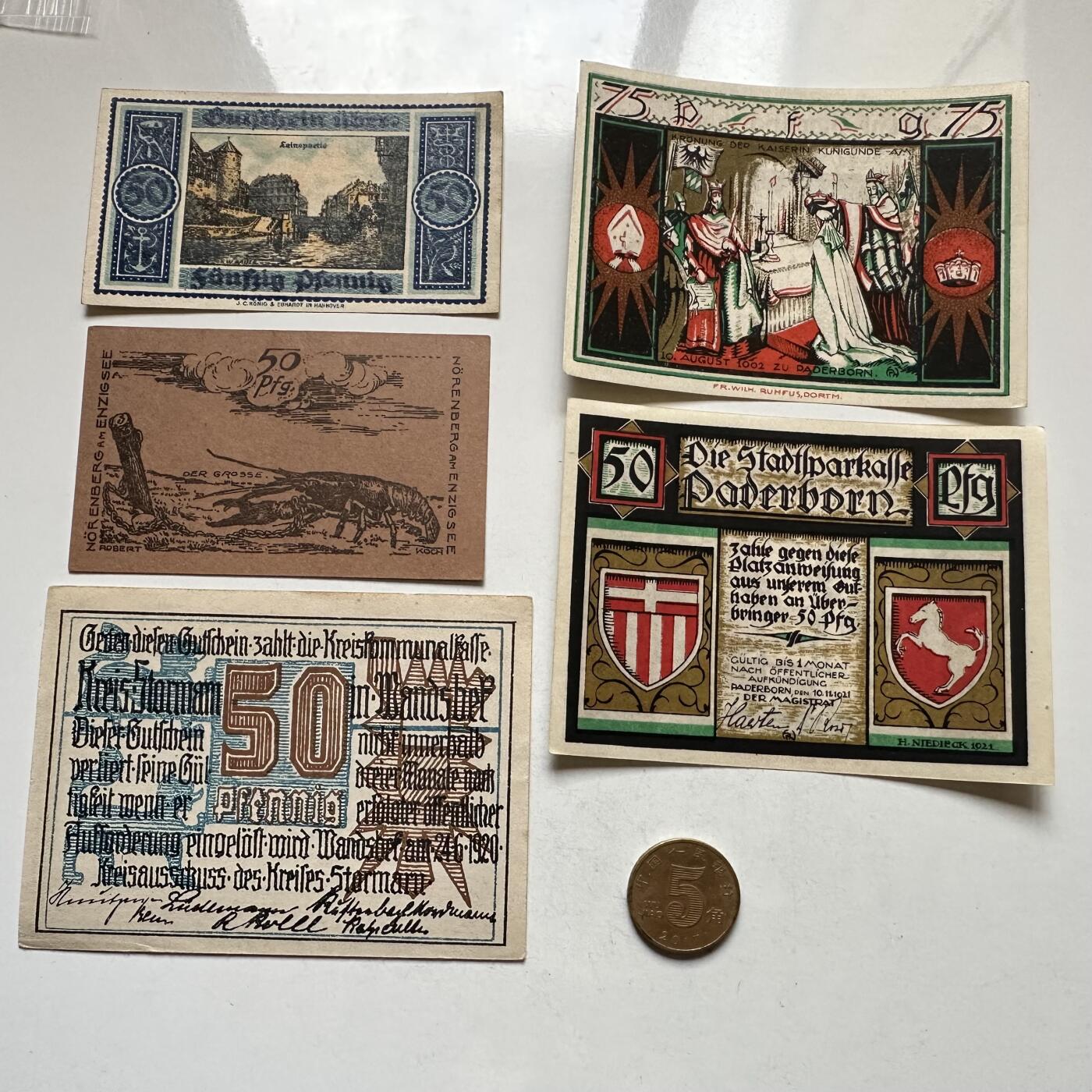 🌹外币初藏🌹🐯2026年第8场  每周二四六晚8️⃣点 接代拍 德国一战时期紧急币—3