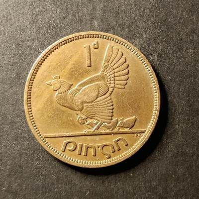 逸泉钱币2026A第世界钱币纪念币专场A第三场A401-701 - 442 爱尔兰母鸡一便士铜币