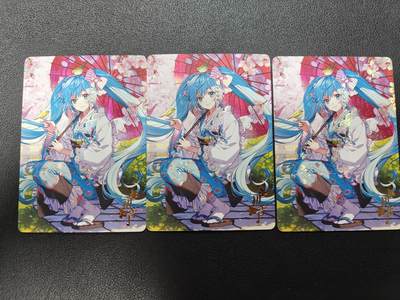 天玑星卡拍第161期《1.15周四截拍》持续收拍收评中 满赠卡需备注 - 京珞卡牌 樱花初音 初音未来 第16季纪念特卡 纱布闪 三张