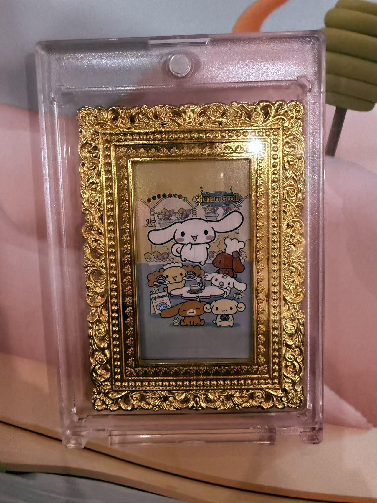 寸草不生拍卖第十八期  萌卡三丽鸥 珐琅 金属卡 十分精美