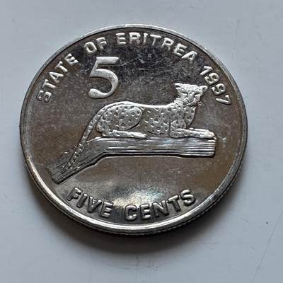 🌹外币初藏🌹🐯2026年第8场  每周二四六晚8️⃣点 接代拍 - 厄立特里亚1997年五分