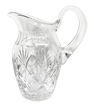 上海拍卖行2025年秋季古董珍玩拍卖会 - 法国St.Louis(圣路易斯)手工切花车料冷水壶(H:22.5cm)