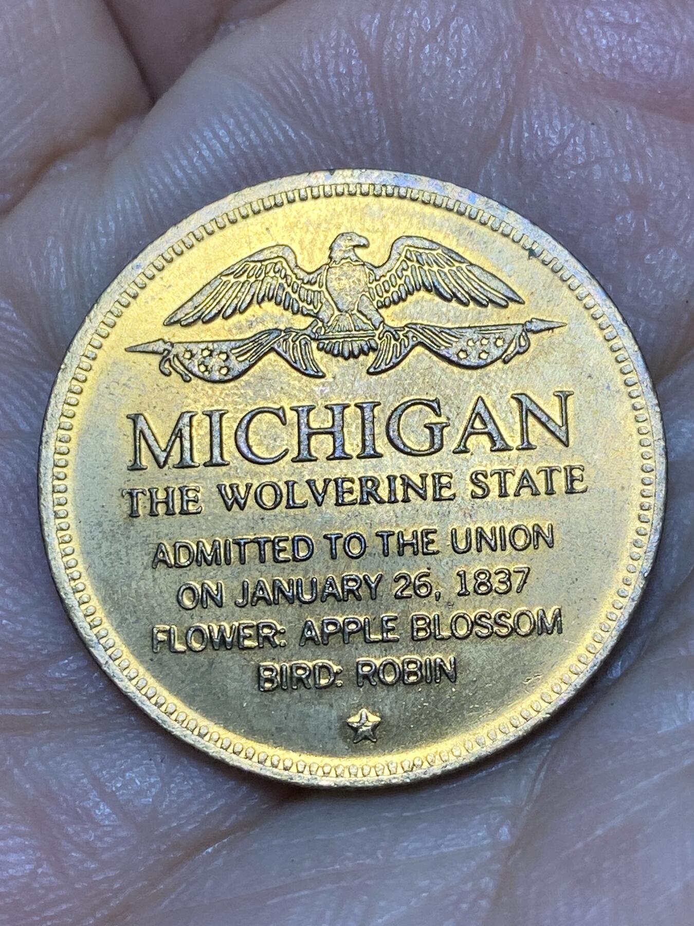 2026年第八场(总第一百七十七场）外国好品散币场(免佣金) 美国🇺🇸密歇根州纪念章