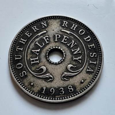 🌹外币初藏🌹🐯2026年第8场  每周二四六晚8️⃣点 接代拍 - 南罗得西亚1938年半便士