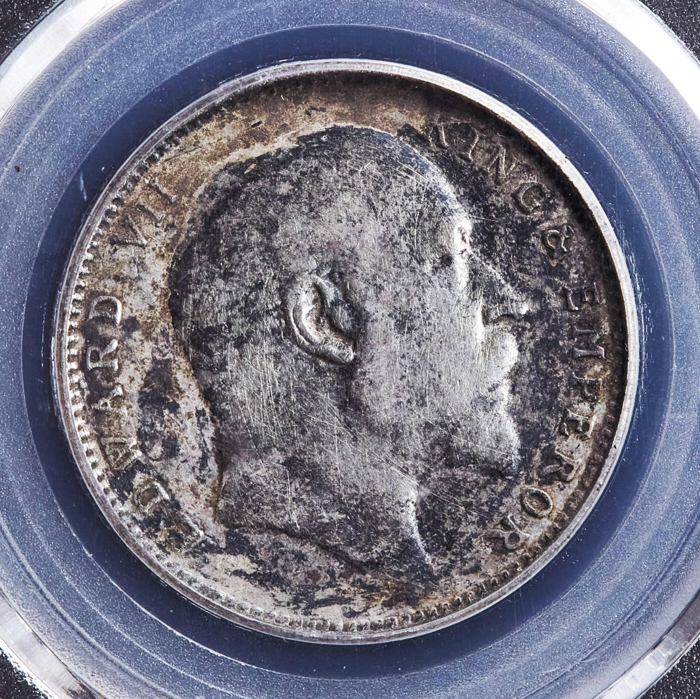 【俄甄集藏】“万象更新、马呈祥瑞”迎新春俄甄精品场-2026年(047)01-21 星期三 晚 19:30 全场包邮 英属印度1907年爱德华七世1卢布银币2枚一对，公博 AU50，原味状态，单枚重11.66克，917银，两枚含999纯银21.38克