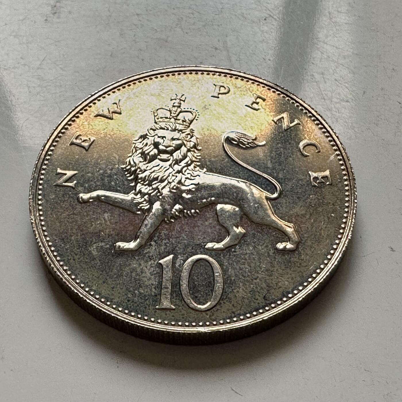 🌹外币初藏🌹🐯2026年第8场  每周二四六晚8️⃣点 接代拍 英国1974年10便士 精制币 a