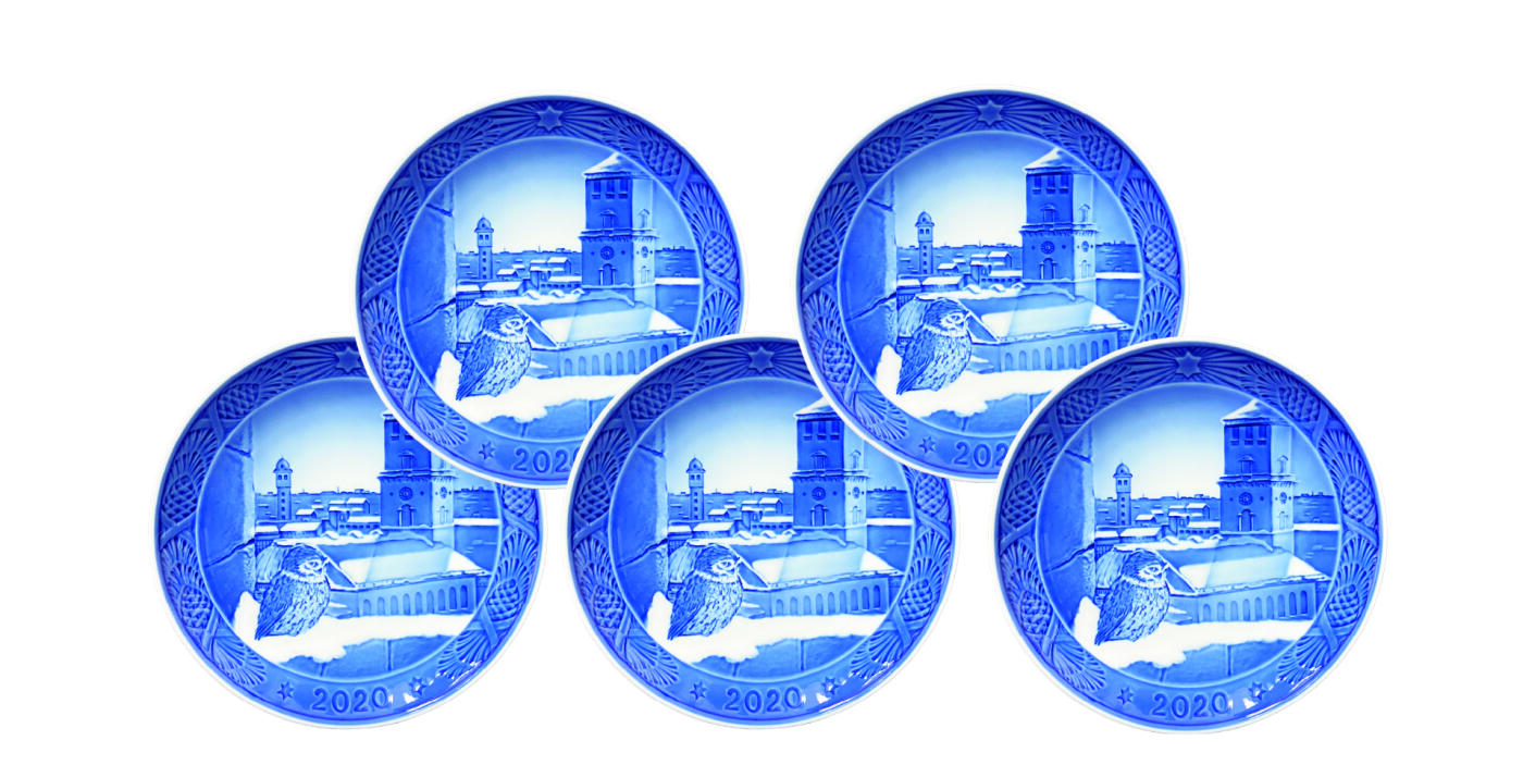 上海拍卖行2025年秋季古董珍玩拍卖会 丹麦皇家哥本哈根2020年版年份纪念盘(全新,原装盒,售于高岛屋)