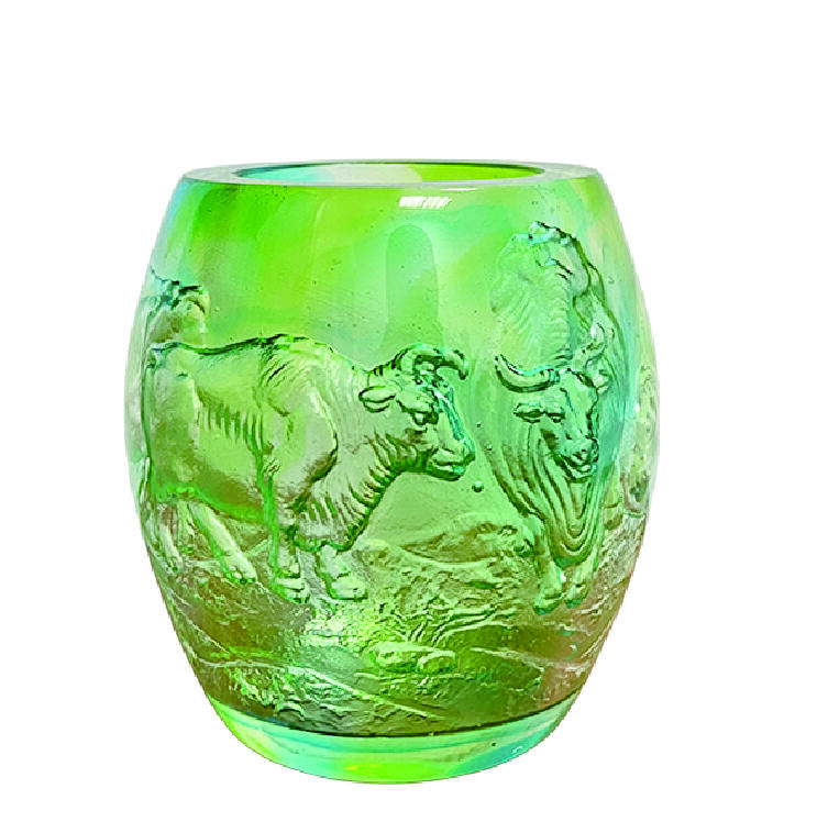 上海拍卖行2025年秋季古董珍玩拍卖会 琉璃金舍作品