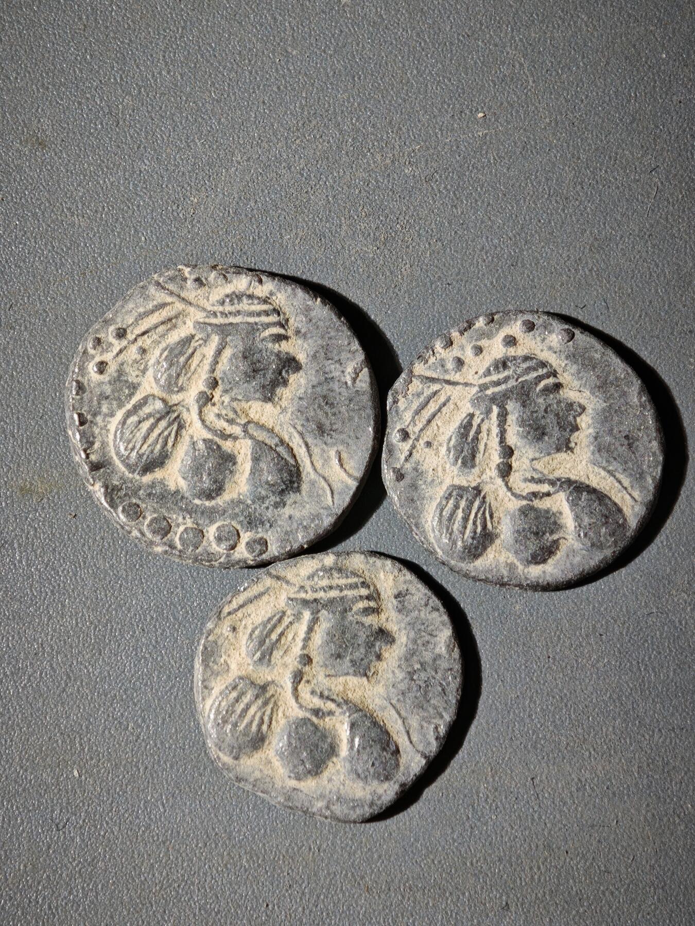 107期新疆红钱粟特钱币丝路钱币专场 A8铅制丝路币