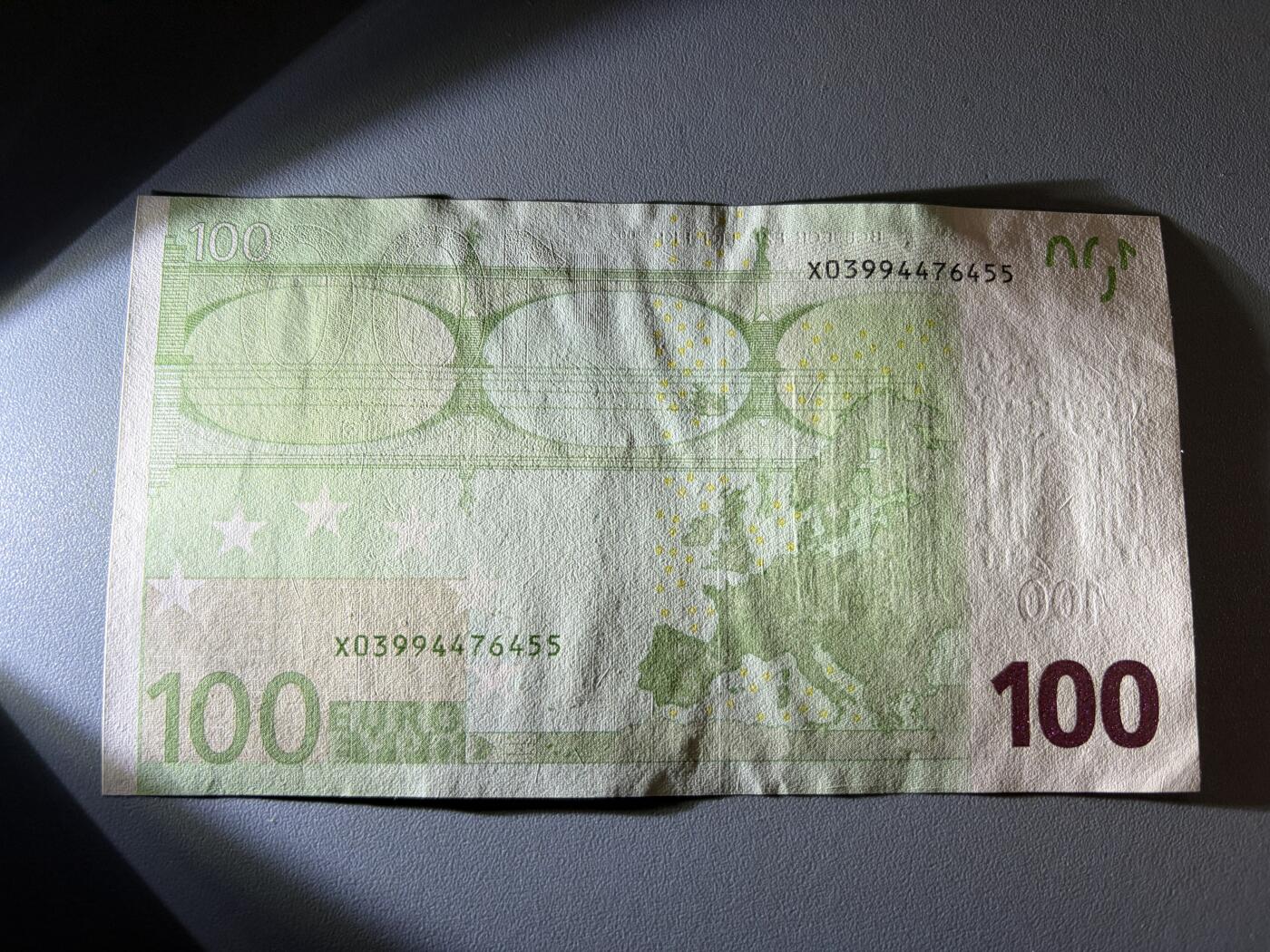 咖啡豆•收藏 2026年Jan_21th世界各国纸币拍卖 欧洲地区 2002年 德国首签 100欧元 美品UNC- 外国纸币 尾6455