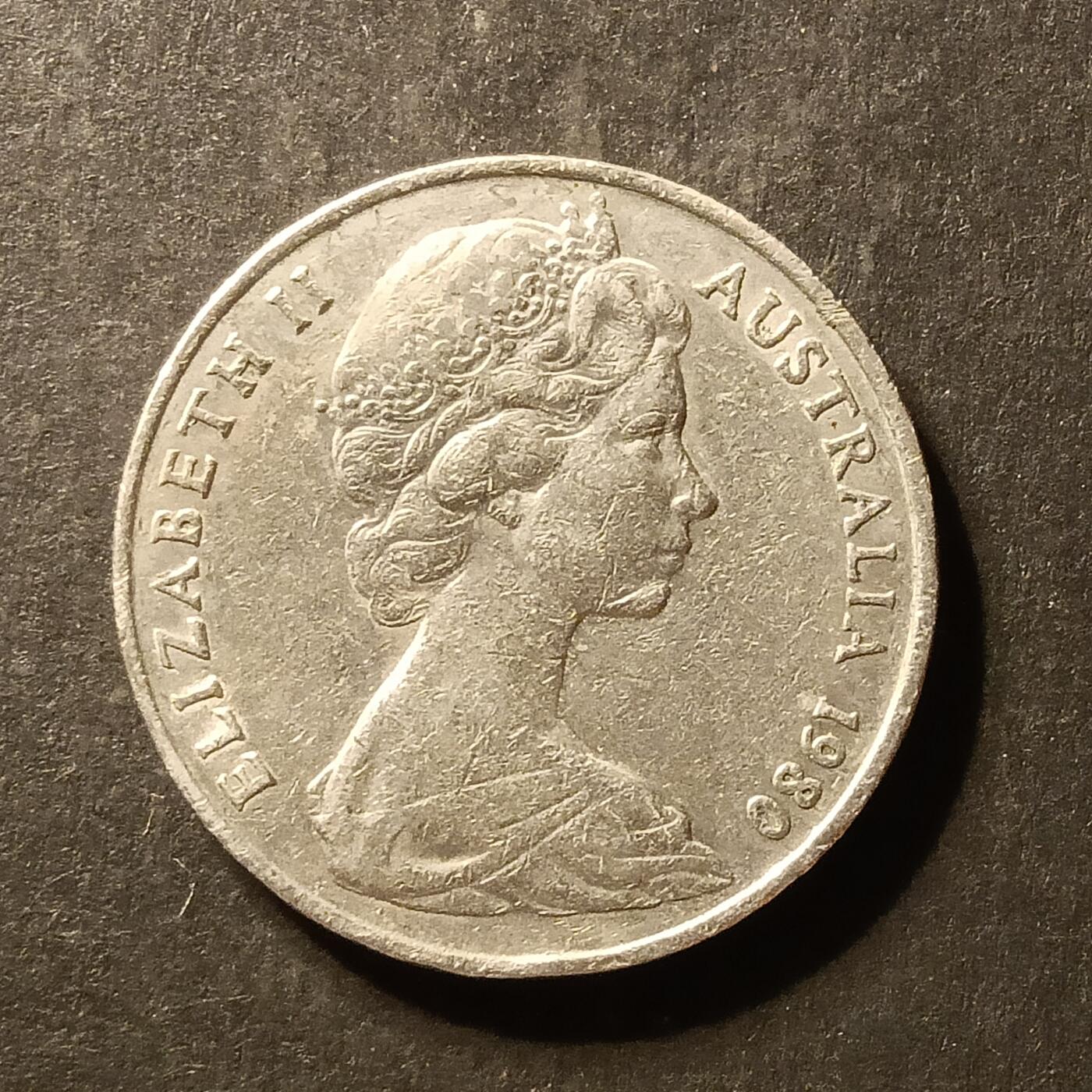 逸泉钱币2026A世界散币纸币纪念币专场A第一场 395 鸭嘴兽澳大利亚20分硬币