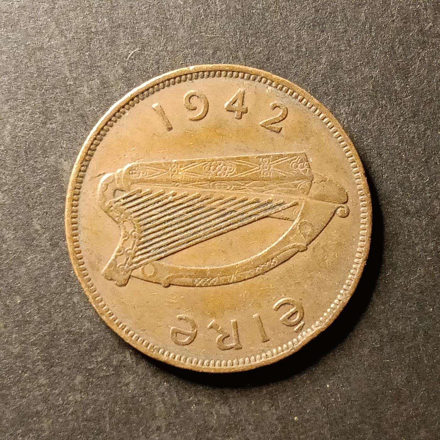 逸泉钱币2026A第世界钱币纪念币专场A第三场A401-701 449 爱尔兰母鸡一便士铜币