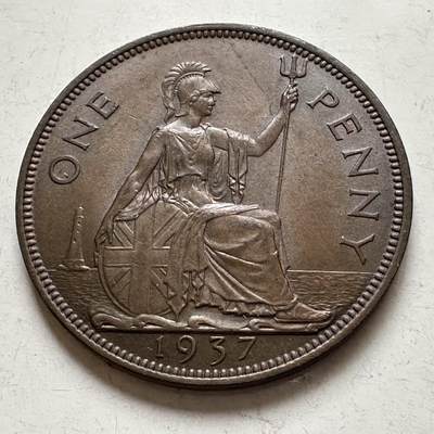 🌹外币初藏🌹🐯2026年第8场  每周二四六晚8️⃣点 接代拍 - 英国1937年一便士