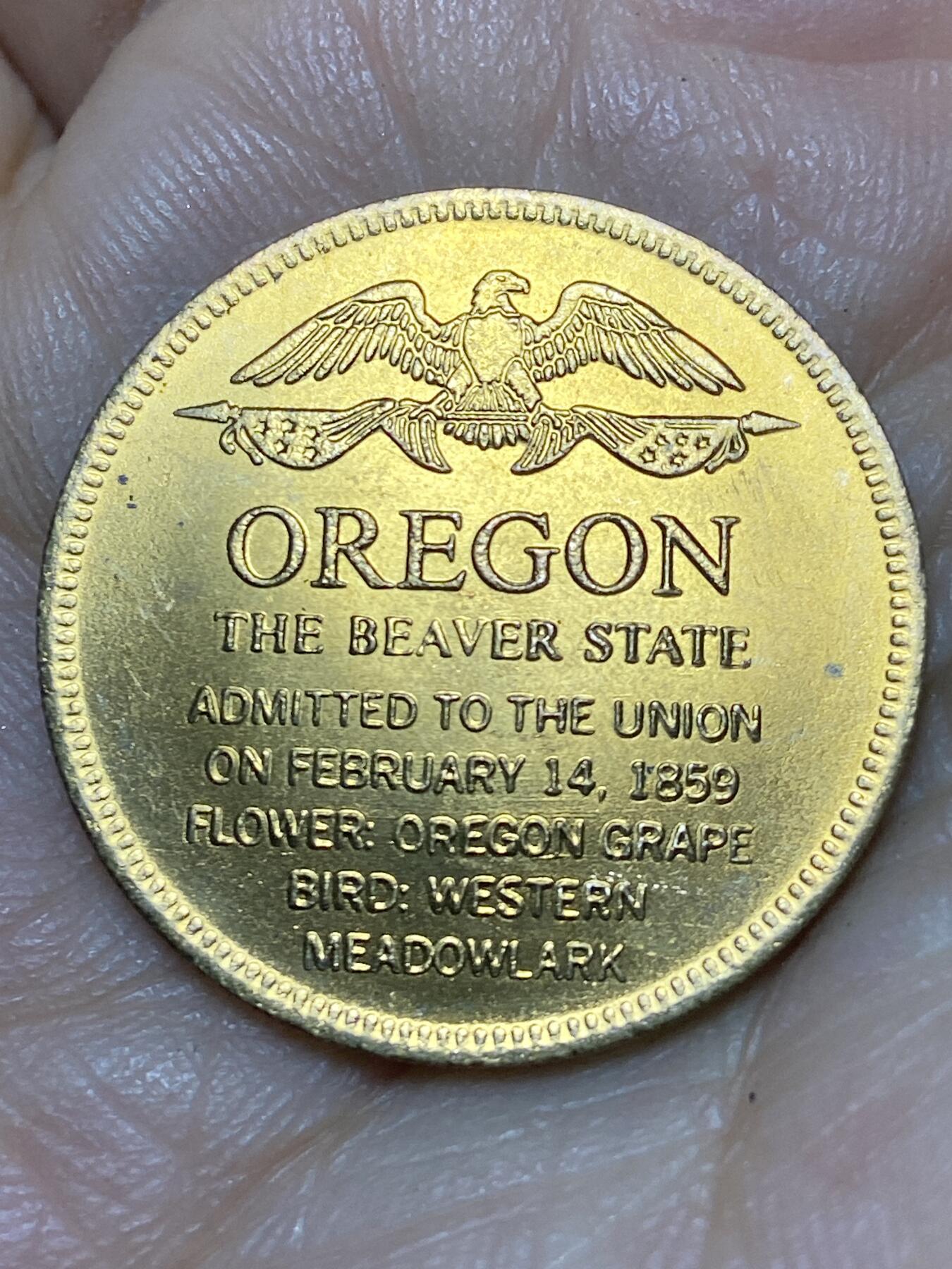 2026年第八场(总第一百七十七场）外国好品散币场(免佣金) 美国🇺🇸俄勒冈州纪念章