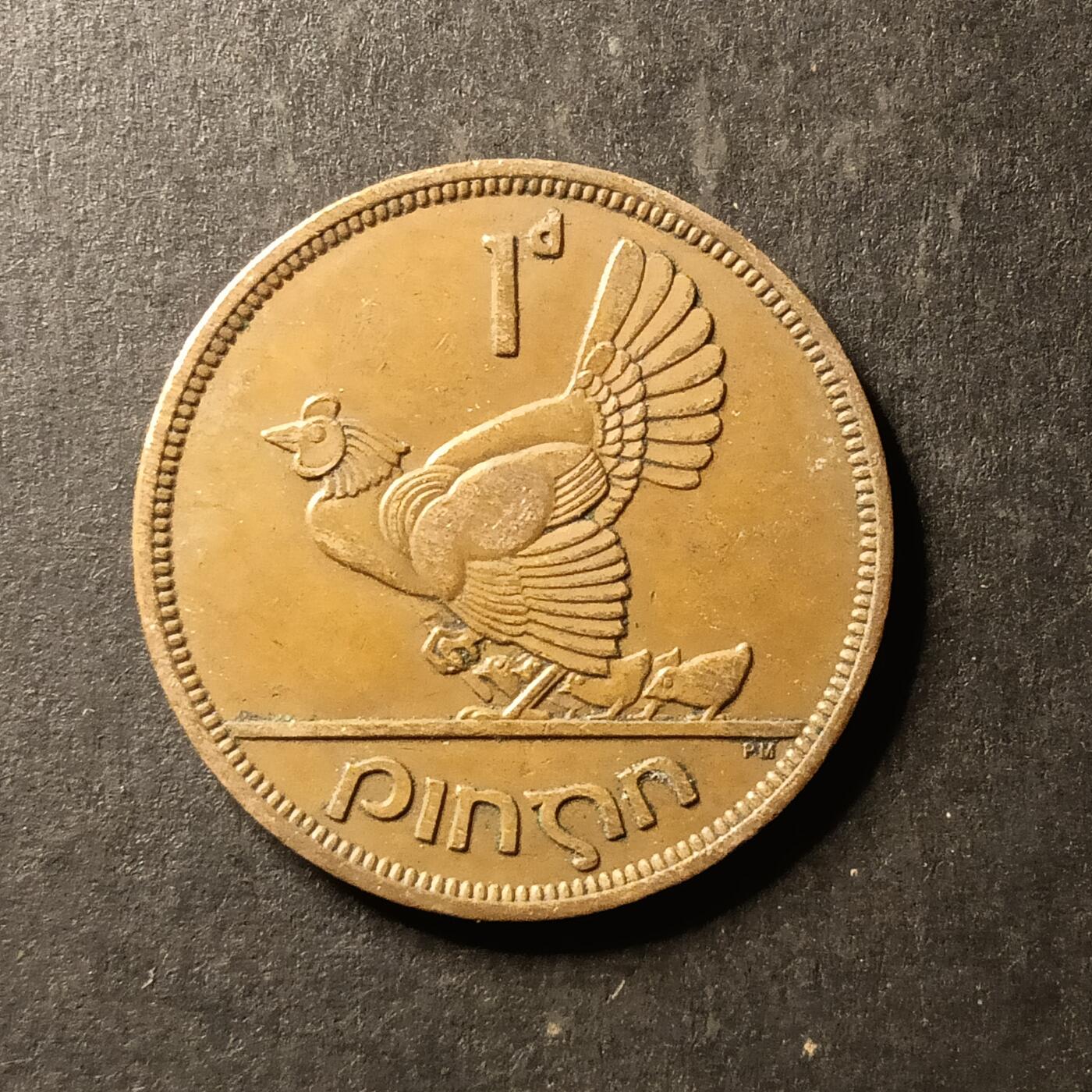 逸泉钱币2026A第世界钱币纪念币专场A第三场A401-701 446 爱尔兰母鸡一便士铜币