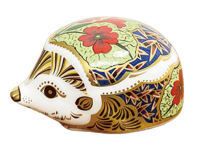 上海拍卖行2025年秋季古董珍玩拍卖会 - 英国Royal Derby(皇家德比)限量特制刺猬瓷镇纸(限量编号)