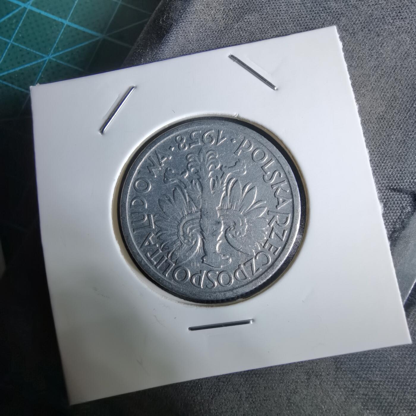 沼泽如烟--第961场 波兰1958年2兹罗提