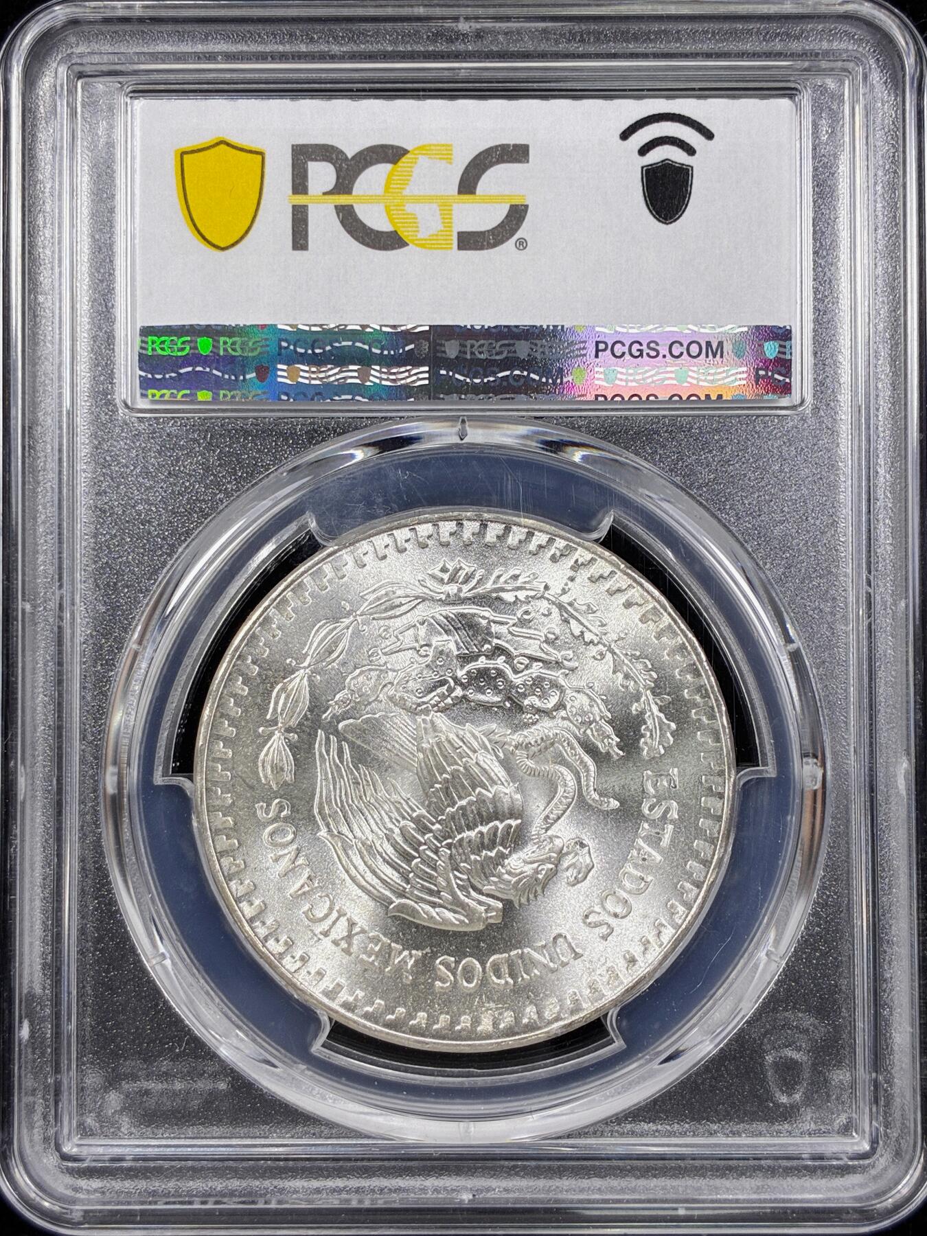 【雨安】【直播拍卖】【第0124期-评级币章】2026-01-17 周六 19:30 [评级现代] Mexico 墨西哥 投资银 自由女神 1盎司 1985年  PCGS-MS66