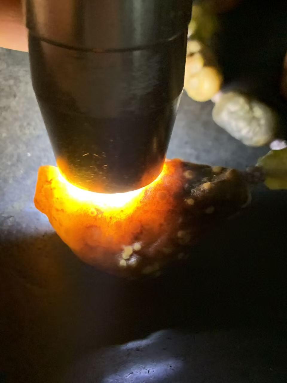 精美阿拉善多彩筋脉石玛瑙高玉化鱼籽纹吊坠项链一条，