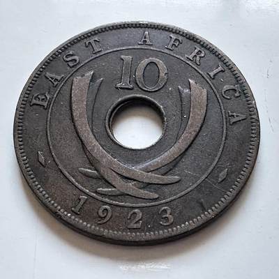 🌹外币初藏🌹🐯2026年第8场  每周二四六晚8️⃣点 接代拍 - 英属东非1923年10分