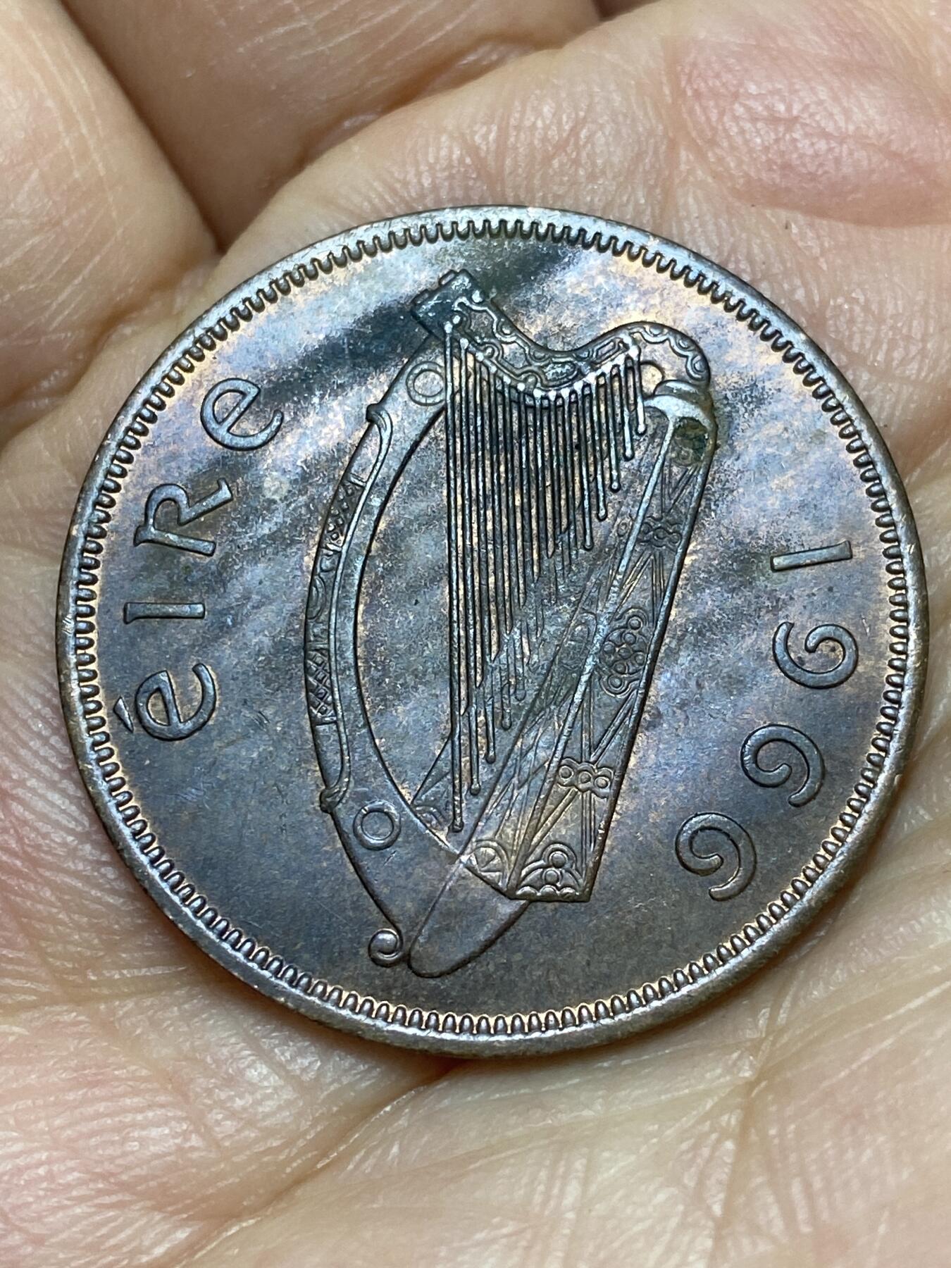 2026年第八场(总第一百七十七场）外国好品散币场(免佣金) 爱尔兰🇮🇪1966年1便士(共和国时期第一套)