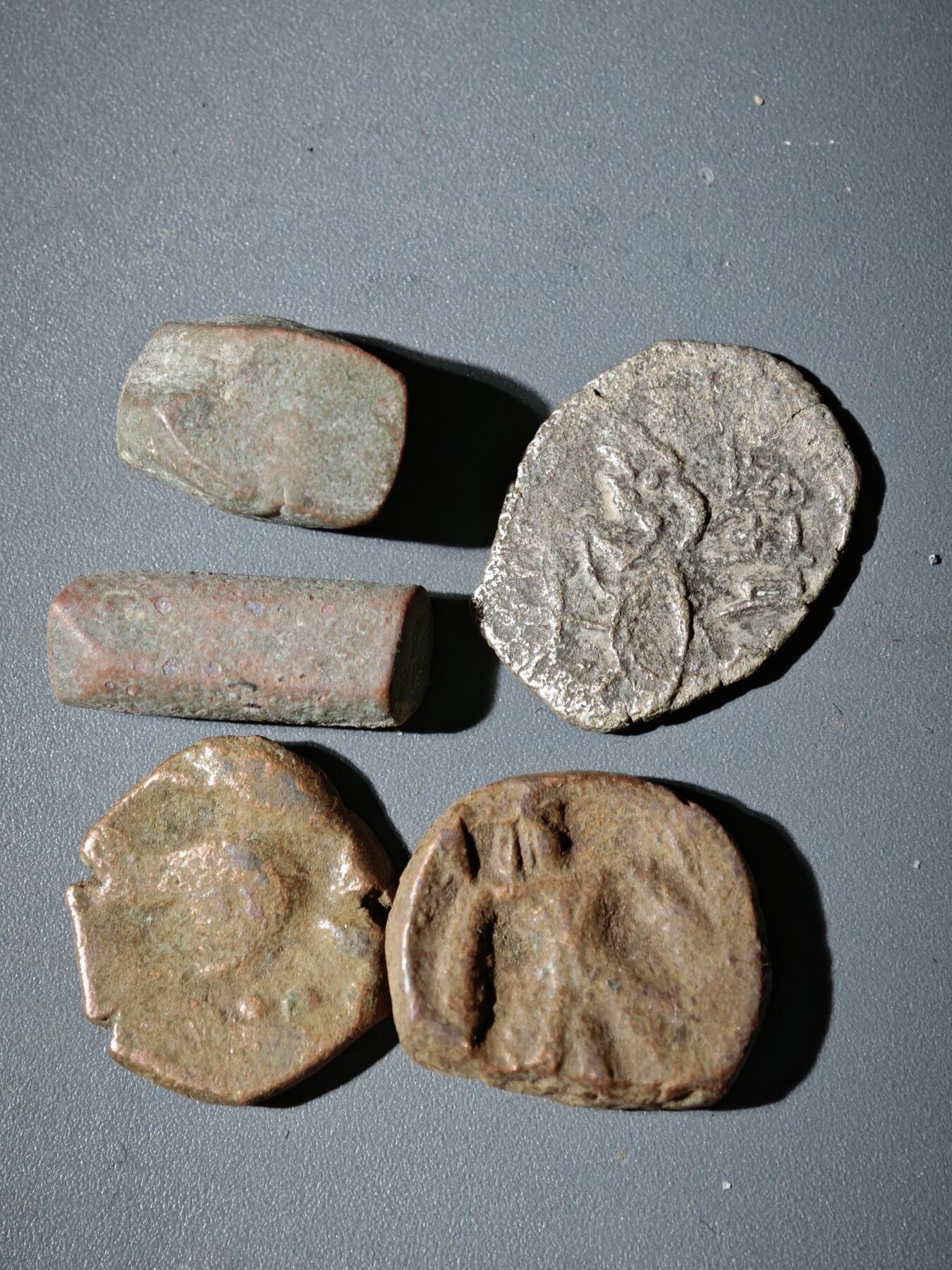 107期新疆红钱粟特钱币丝路钱币专场 B18丝路铜币一组