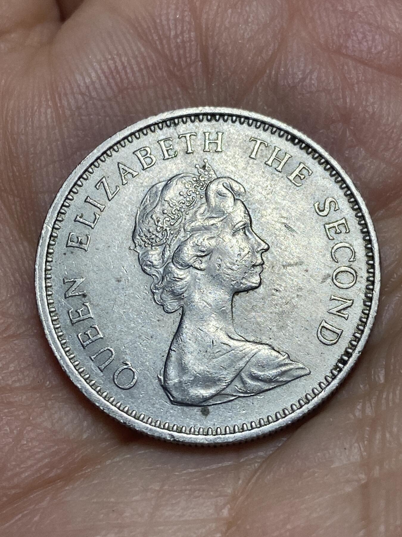 2026年第八场(总第一百七十七场）外国好品散币场(免佣金) 英属泽西岛🇯🇪1968年5新便士(伊丽莎白二世中年花冠，十进制第一版)