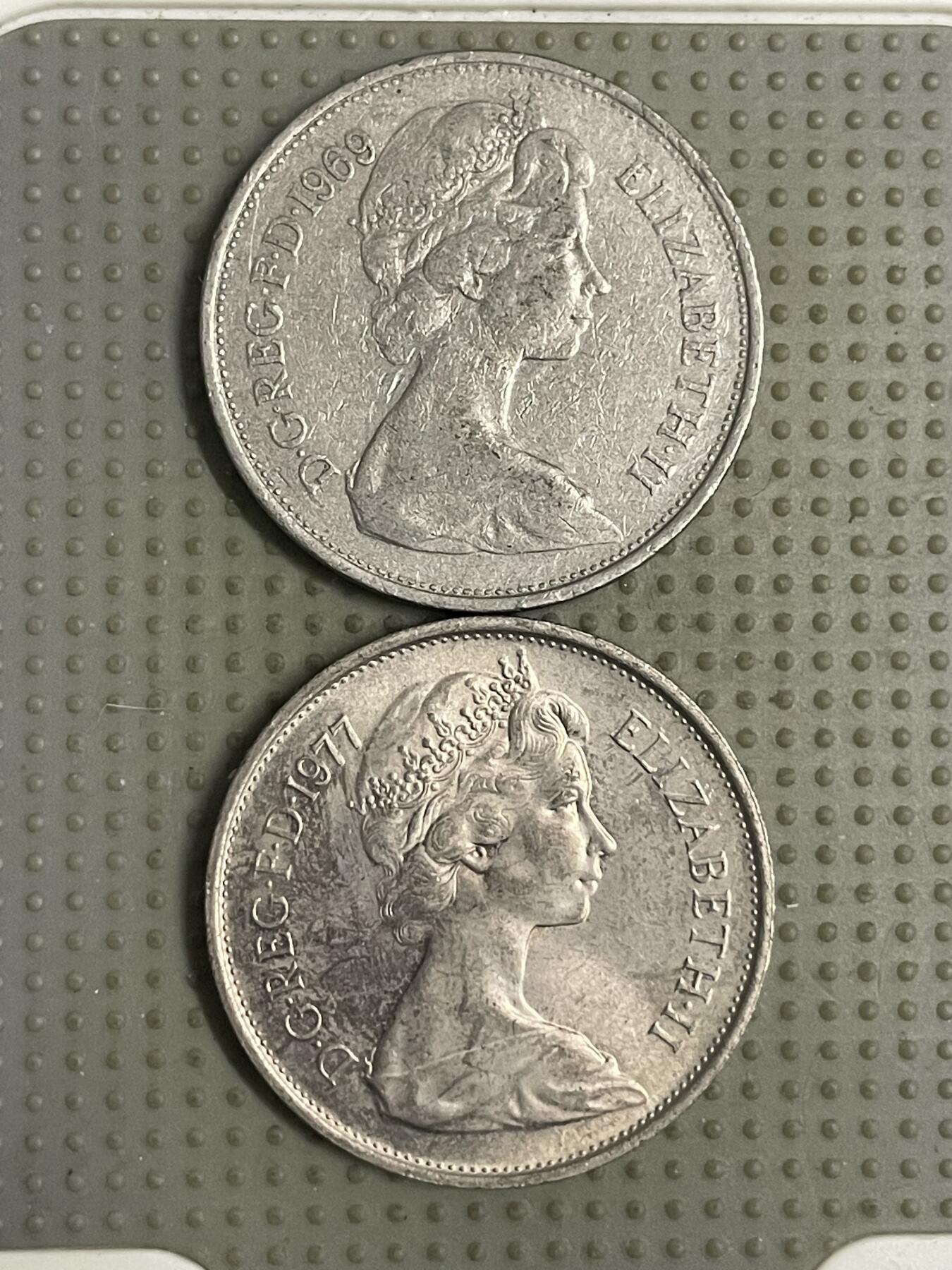 2026年第12场各国散币拍卖（总第162场）16.17两天外出，18号可以发货 英国10便士大版2枚