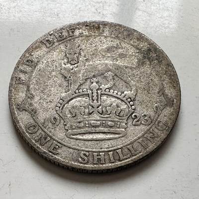 🌹外币初藏🌹🐯2026年第8场  每周二四六晚8️⃣点 接代拍 - 英国1923年1先令银币 5.65克50%银