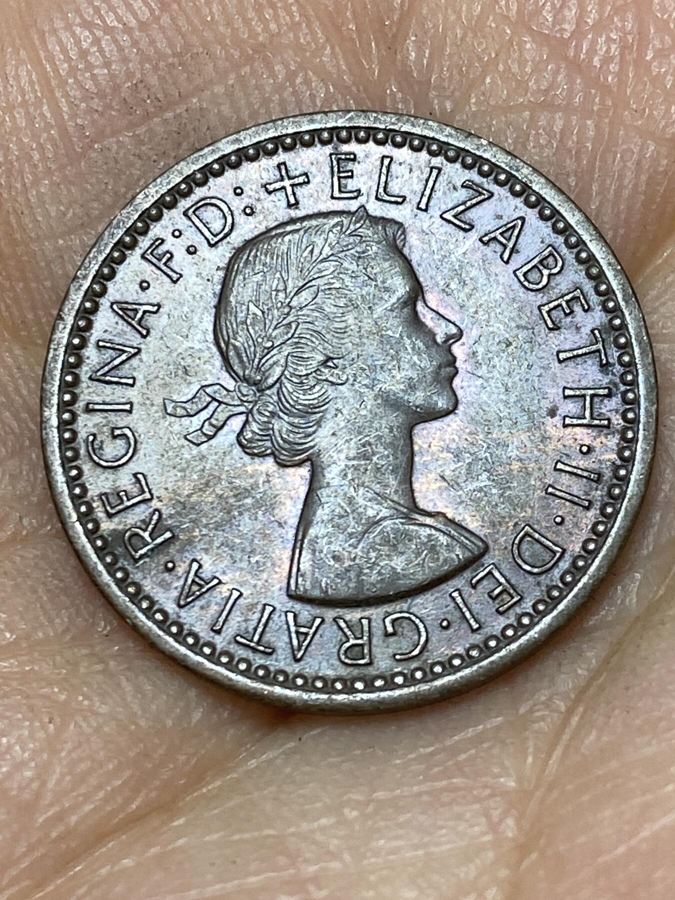 2026年第八场(总第一百七十七场）外国好品散币场(免佣金) 少见年份–英国🇬🇧1956年1法新(伊丽莎白二世青年桂冠第二版，关门年仅发行3年)