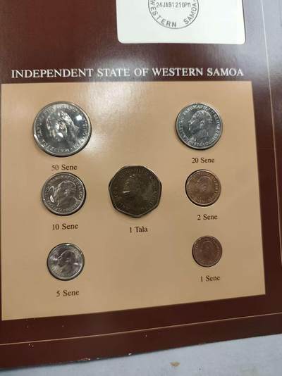 G&W世界散币，银币处理专场（第43场） - 富兰克林-萨摩亚7枚套