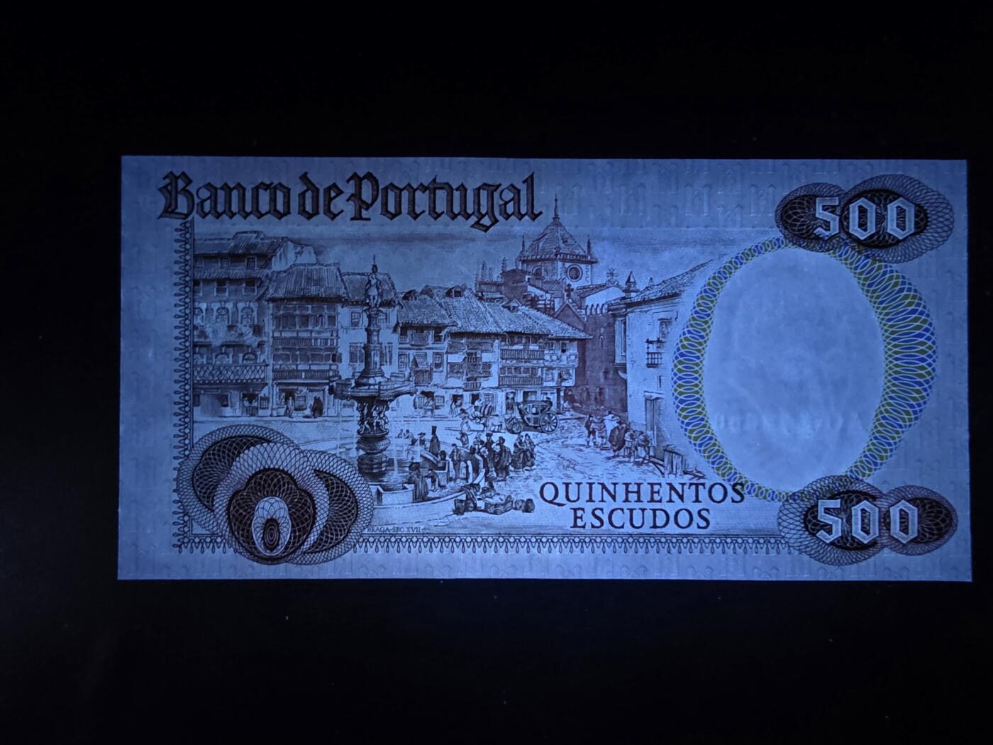 叁拾收藏第34期 葡萄牙1979年500埃斯库多  UNC