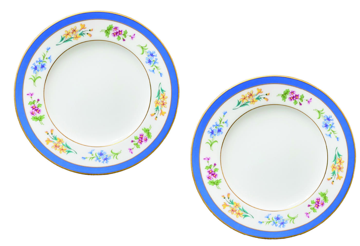 上海拍卖行2025年秋季古董珍玩拍卖会 美国Tiffany Floral系列(日本制)描金点心碟(直径:18cm,全新,原装盒)